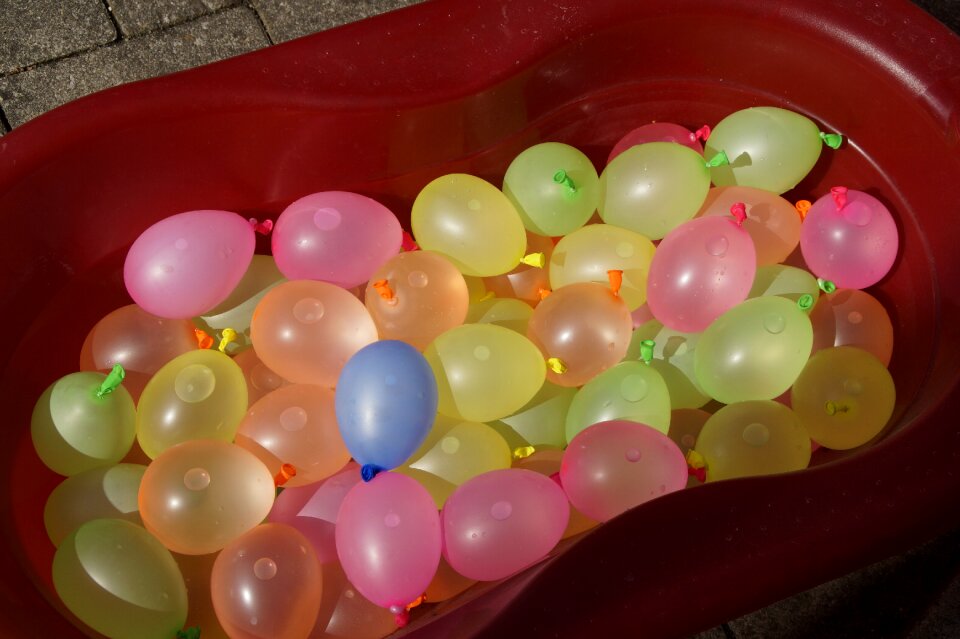 Balloons fun summer