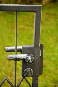 Goal door wrought iron