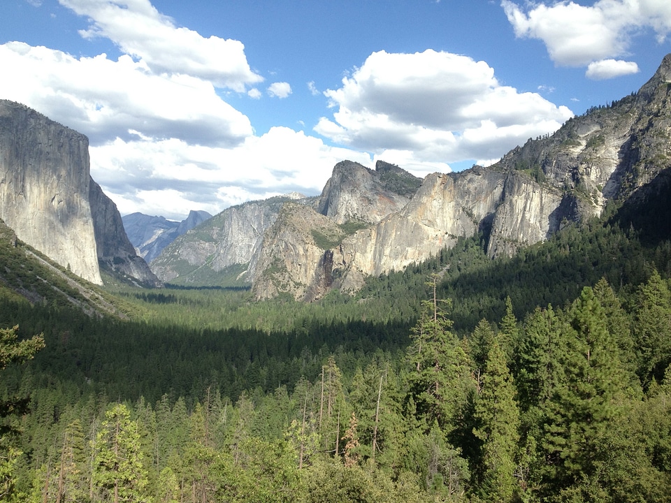 National park landscape tourism