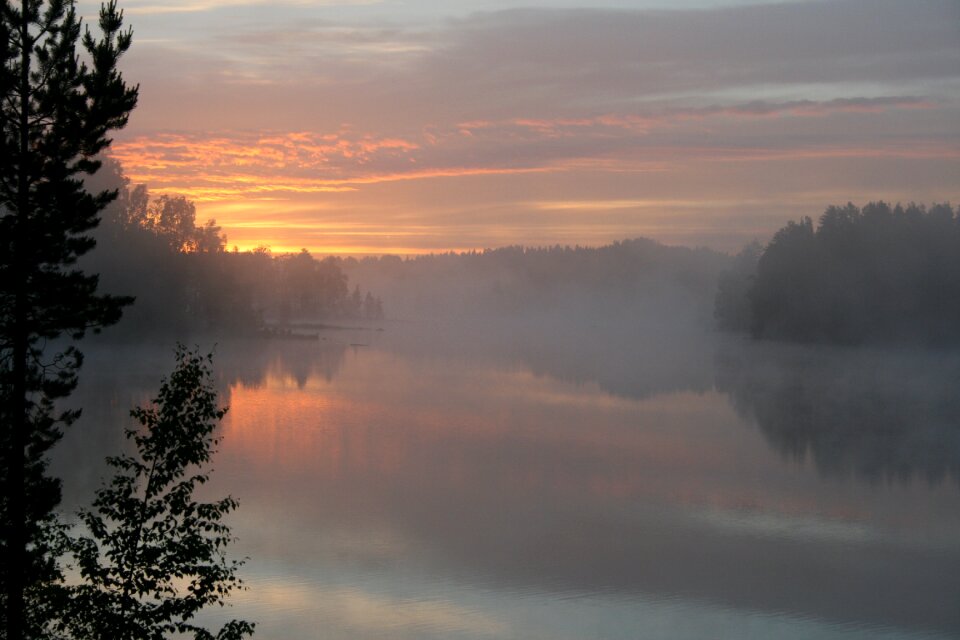 Finland lake summer