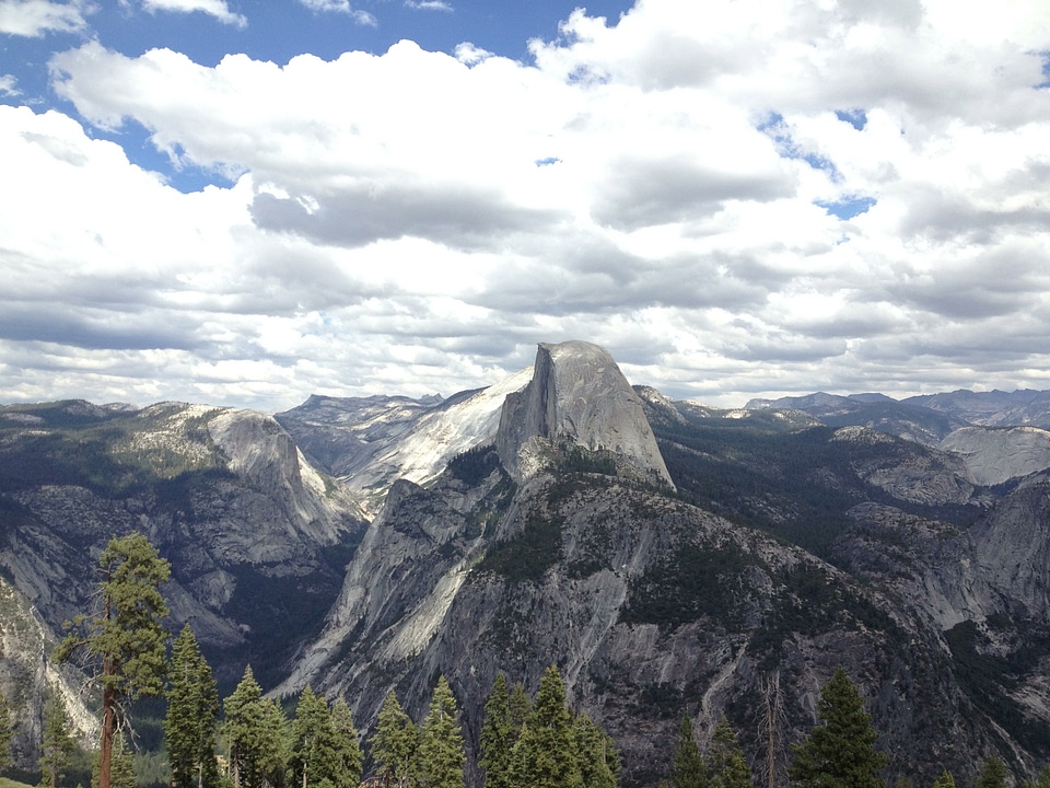 Mountains sky california