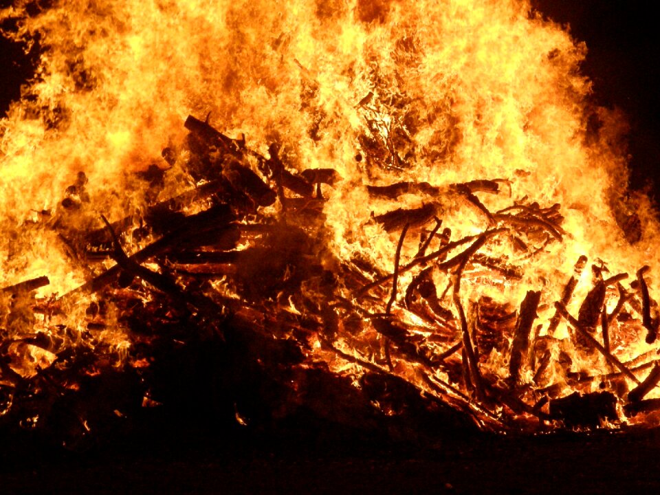 Hot midsummer burn