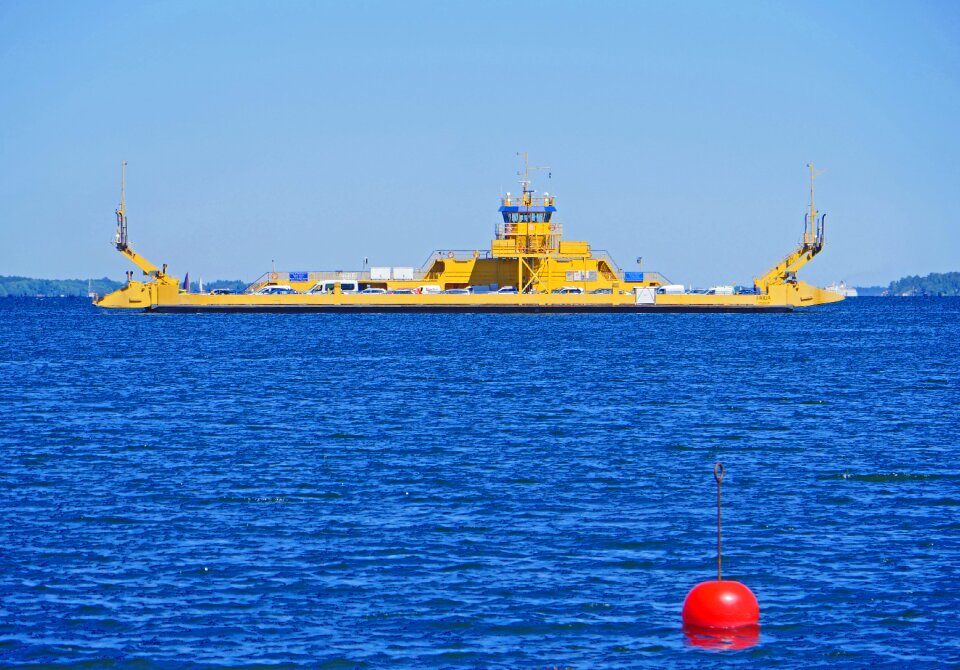 Baltic sea ferry service large shipping lane