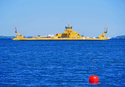 Baltic sea ferry service large shipping lane photo