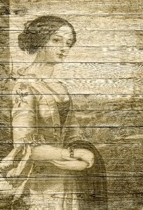 Elegant woman vintage