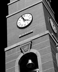 Time clock tower gray clock photo