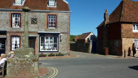 Flat land village house