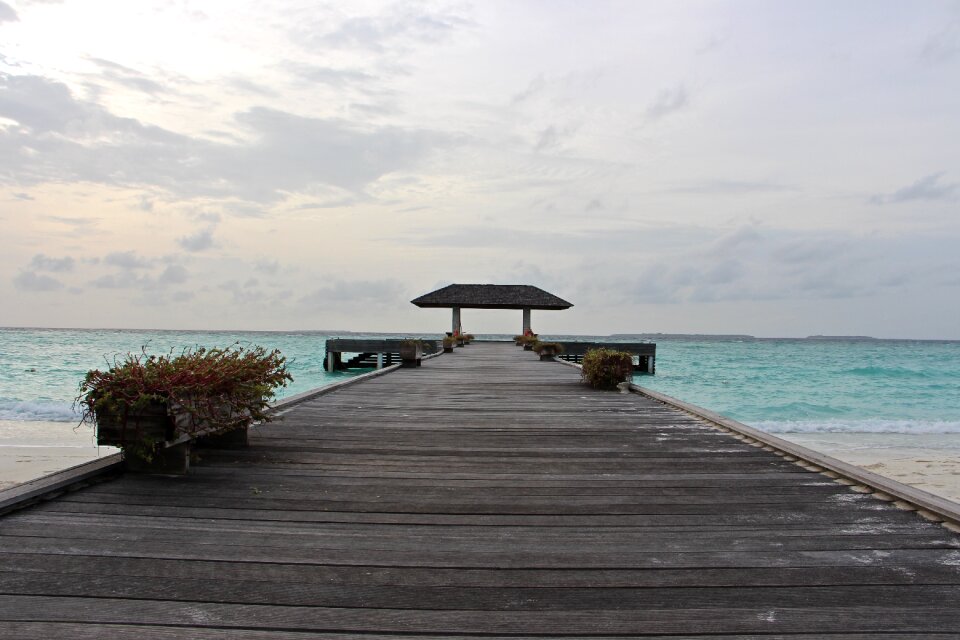 Water turquoise maldives