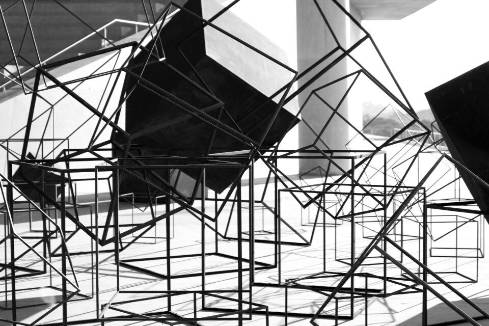 Cubes art surrealism