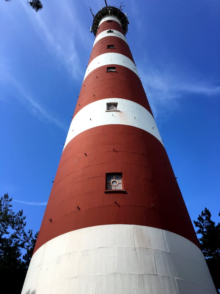 Zealand lighthouse blue sky