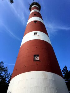 Zealand lighthouse blue sky