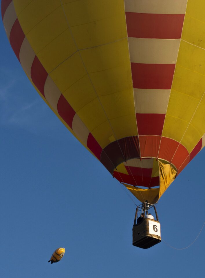 Balloon races sky colorful