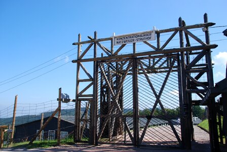 Barbed wire caught labor camp photo
