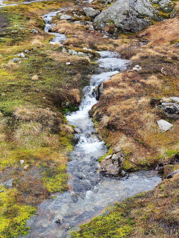 Landscape river mountains