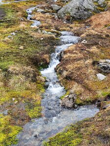 Landscape river mountains