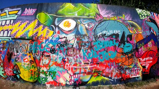 Atx graffiti bright colors