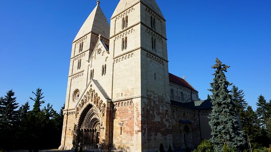 Middle ages hungary st george's church photo