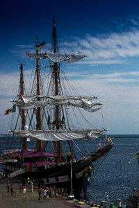 Ship sailboat sea photo