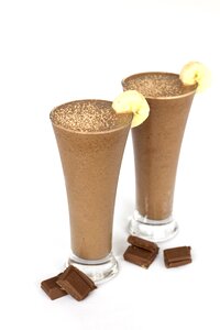 Banana healthy glass