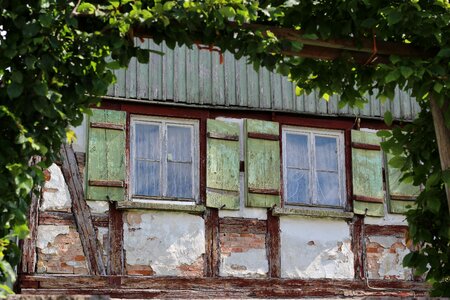 Truss fachwerkhaus old house