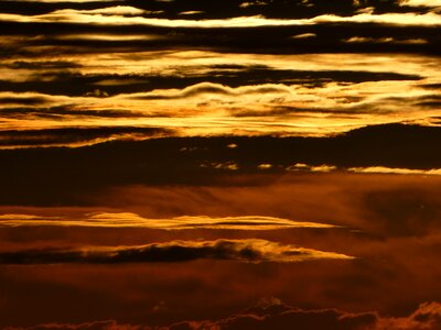 Bright sunset mood