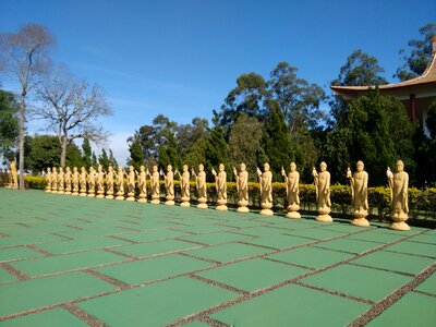 Buddhist temple sculpture brazil photo