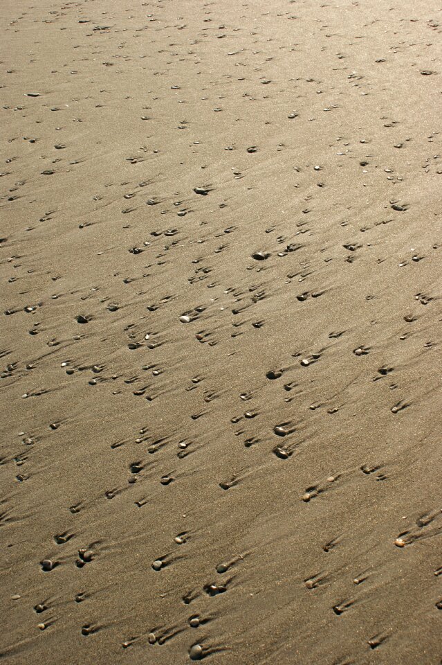 Moving stones sand