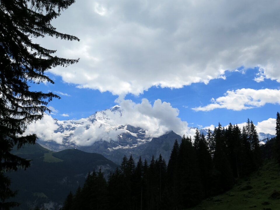 Panorama snow switzerland