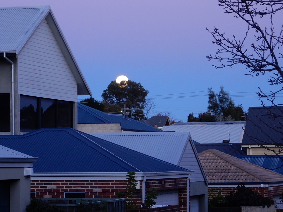 House architecture blue