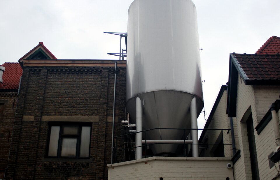 Brewing kettles shiny metal