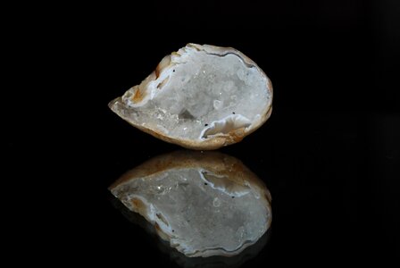 White mineral stone photo