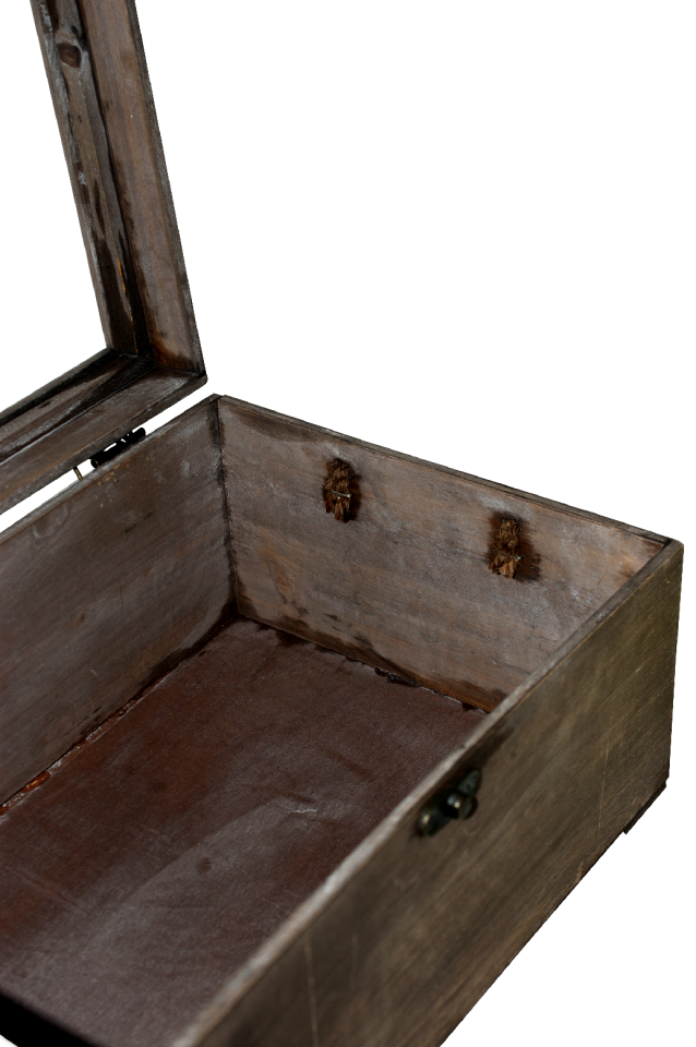 Wooden brown storage