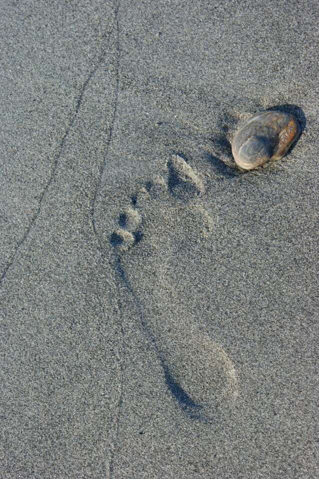 Footprint sand direction