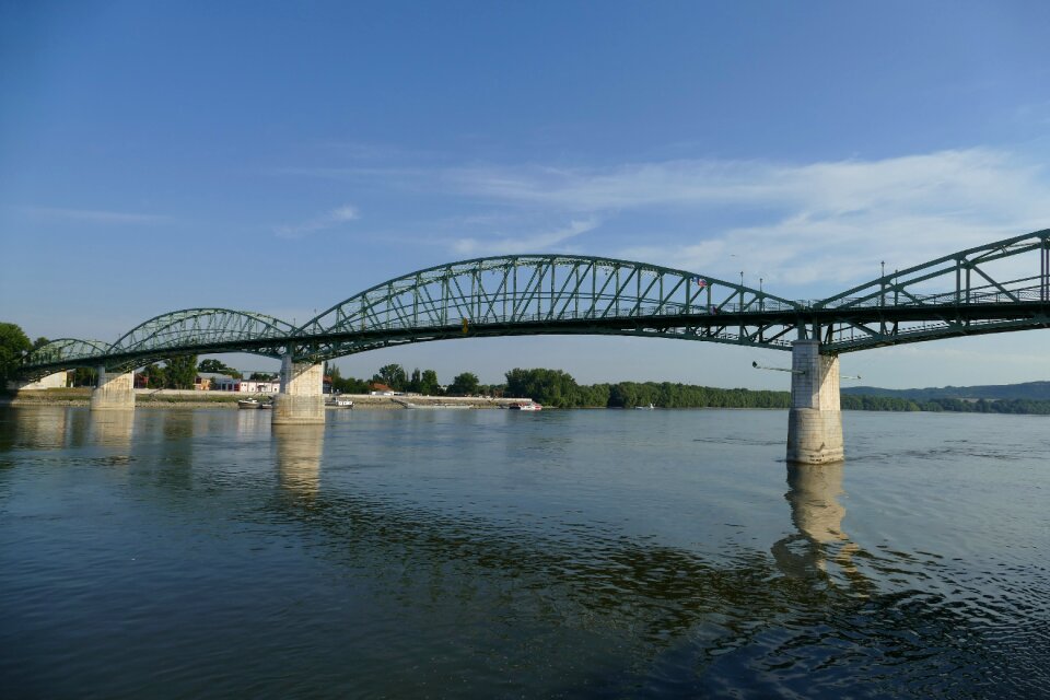 River cruise bridge arch