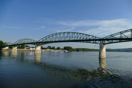 River cruise bridge arch
