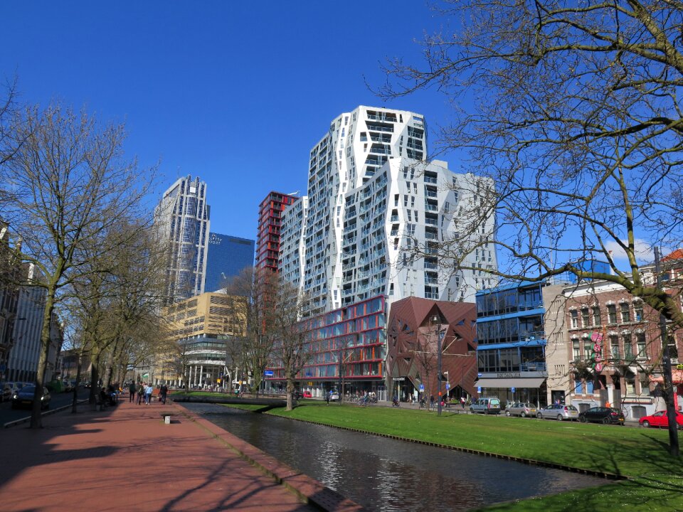 City high-rise building architecture