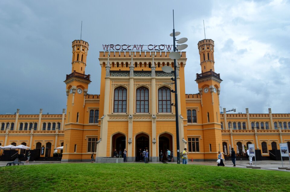 The yellow building historic building poland
