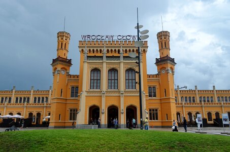 The yellow building historic building poland