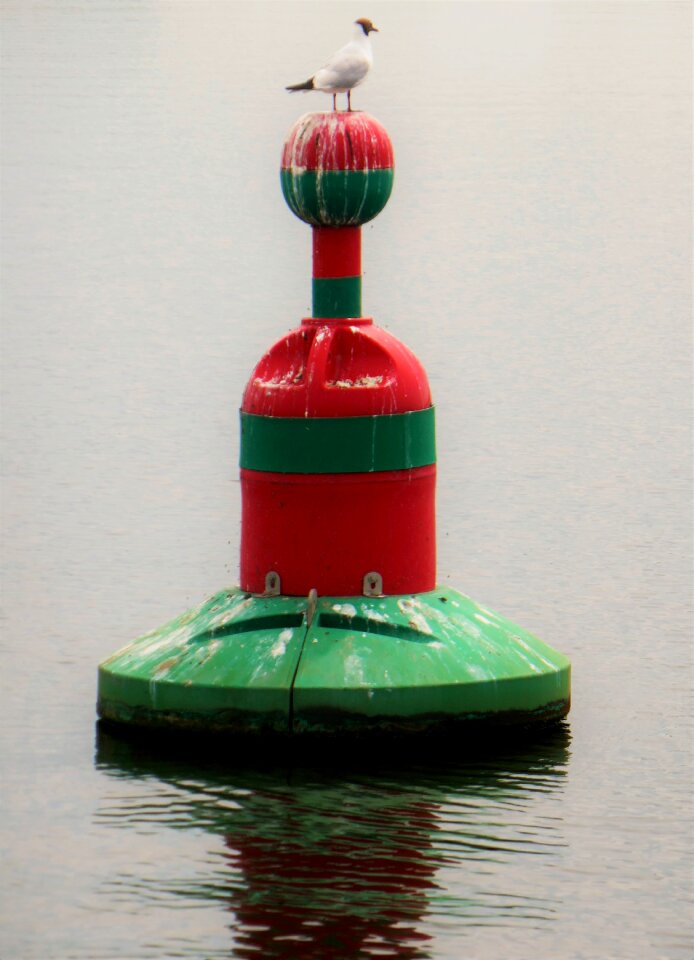 Water daymark maritime