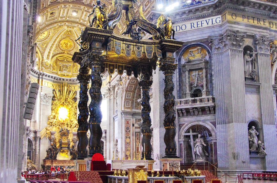St pierre choir canopy