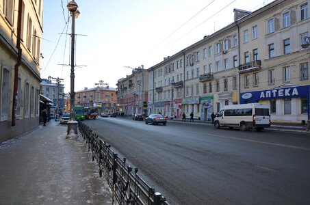 Russia street snow photo
