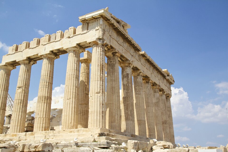 Greek sightseeing summer