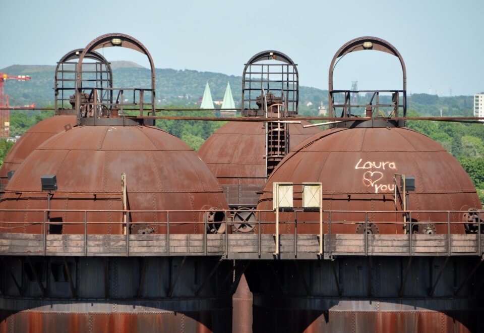 Duisburg industrial park rust