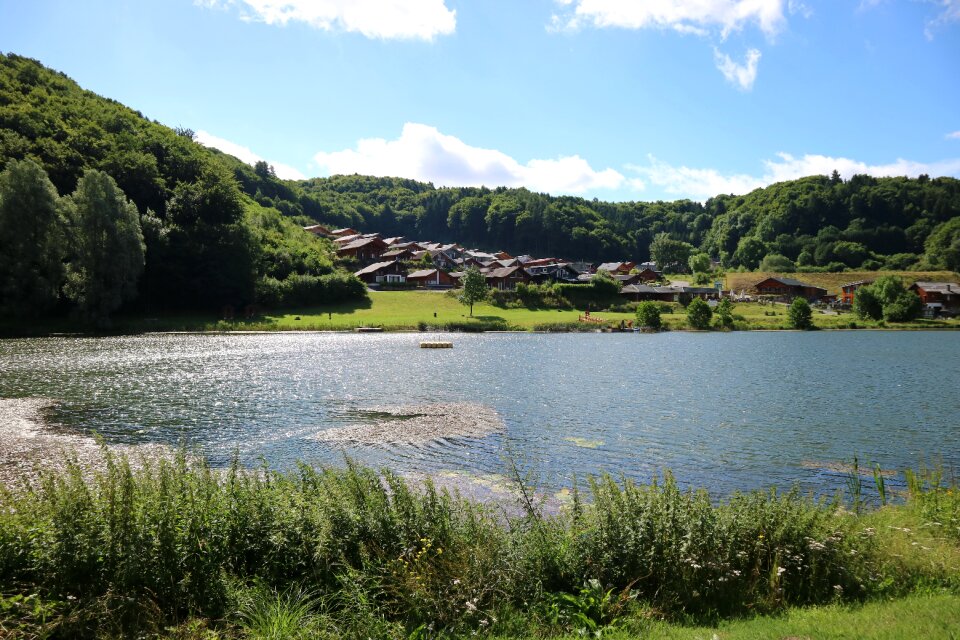 Reservoir bank water