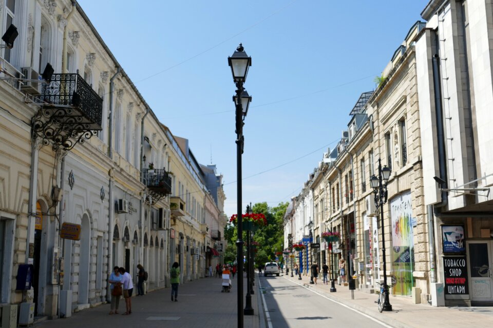 City architecture road
