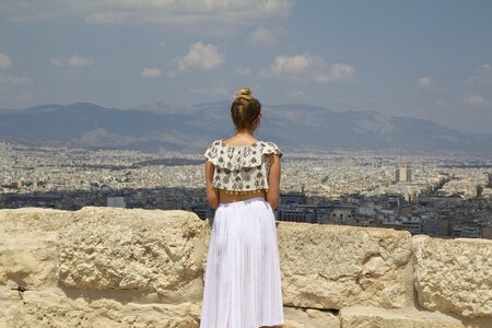 Greek sightseeing summer