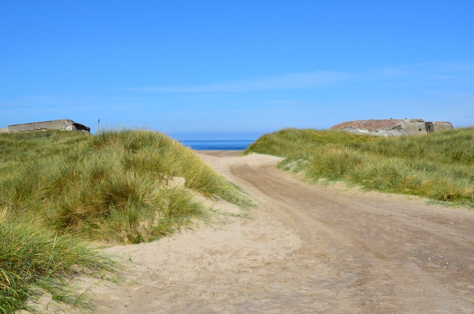 North sea sea sand photo