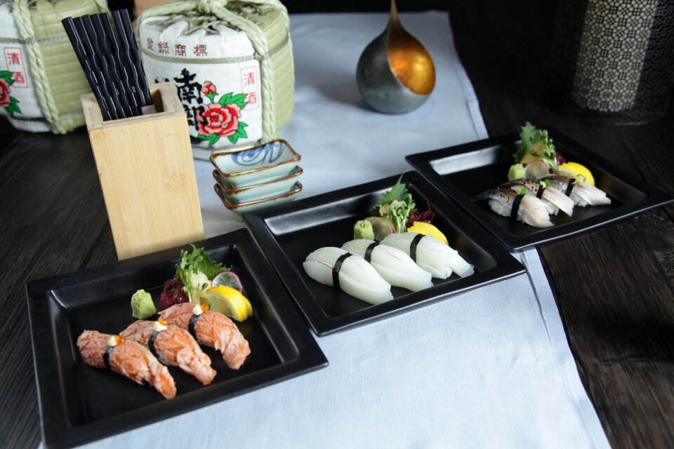 Seafood fish rice