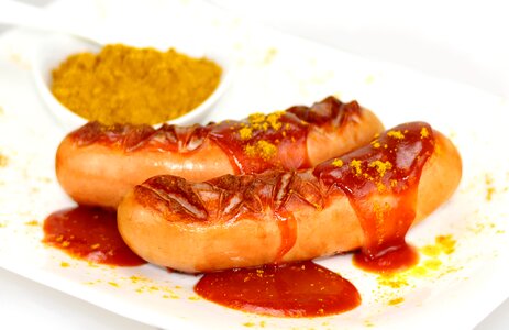 Ketchup curry eat