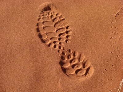 Shoes desert namibia photo